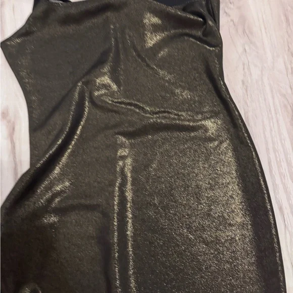 American Apparel bronze ponte Midi Dress - Picture 4 of 9